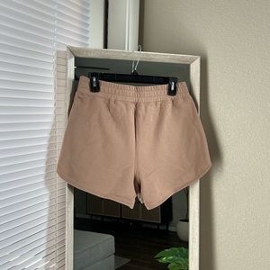 Hollister Brown Fleece Lounge Shorts Sz Medium